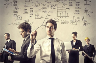 Group of business people working